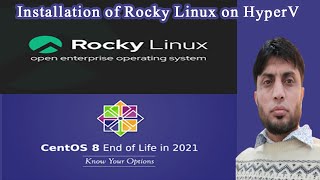 Centos-8 EOL and Installation of Rocky Linux 8 on HyperV | in Urdu |