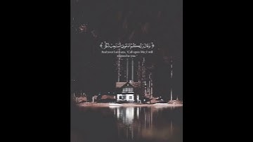 تلاوة مؤثرة من سورة غافر /القاري ماهر المعيقلي