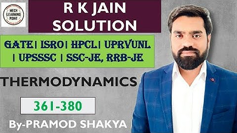 R k jain Mechanical objective solution| Thermodynamics Mcq|r k jain mechanical engineering objective