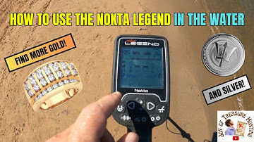 Using the Nokta Legend in the water (settings and tips!)