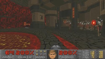 DOOM II | Sunder v1.3 | MAP 02 "The Burrow" | UV Max in 10:23
