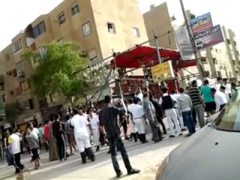 ازالة التعديات فى الحى العاشر بمدينة نصر بالبلدوزارات دون سابق انذار يوم 19 6 2014