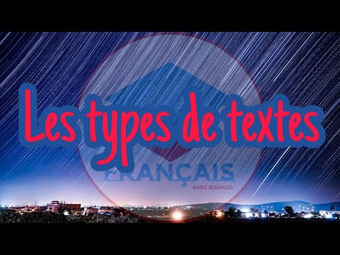 les-types-de-textes