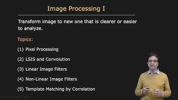 Overview | Image Processing I