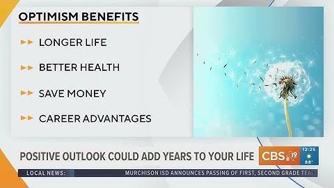 Positive outlook could add years to your life