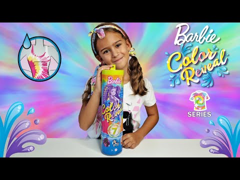 NEW Barbie Color Reveal Neon Tie-Dye Series 2022