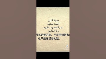 القرآن الكريم    ‏ 古兰经   ‏اللغة الصينيه   中文