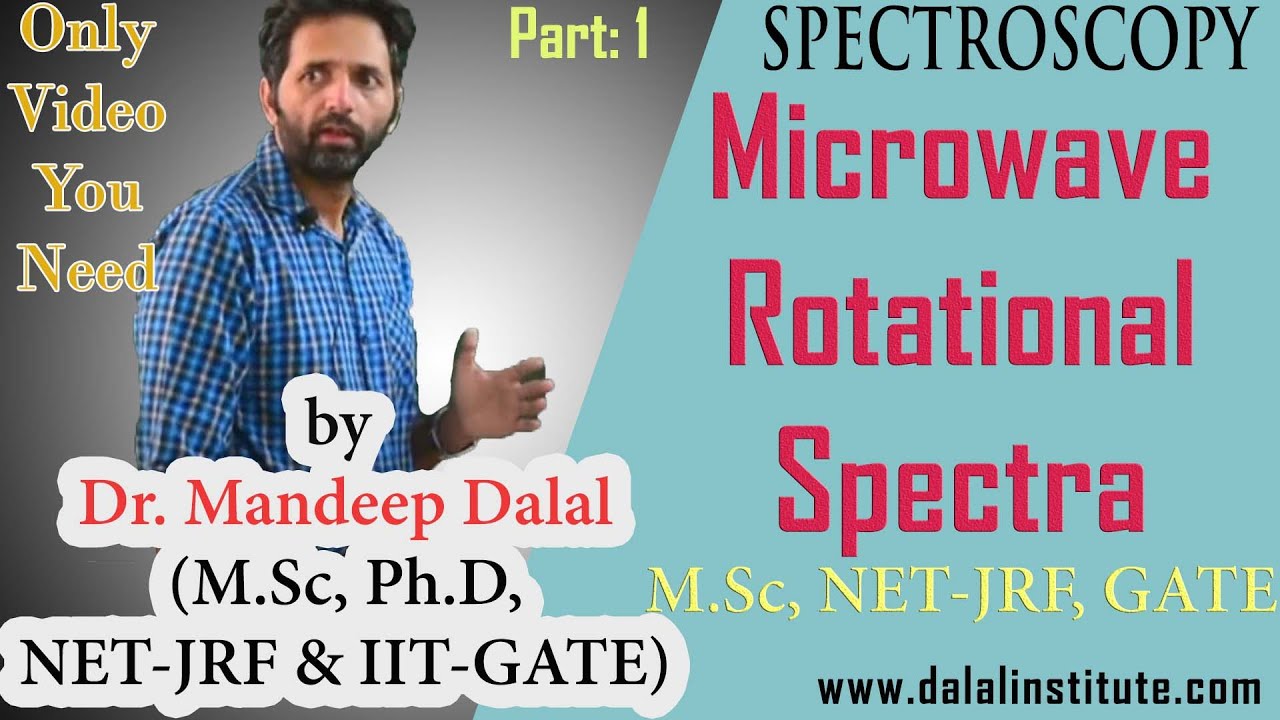 Microwave Rotational Spectroscopy (pt1) | Spectroscopy (ch1) | M.Sc, CSIR UGC - NET JRF & IIT-GATE