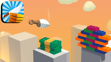 Slice It All Gameplay 🔪🌈🎂 All Levels 131-132