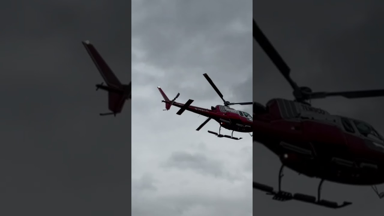 Helicopters landing in Skagway, AK
