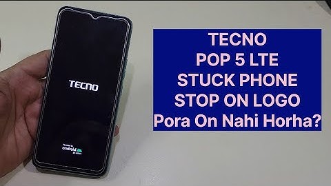 Tecno Pop 5 Pro Lite Stuck Logo Problem Fix
