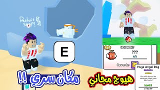 اماكن سرية وهيوج ذهبي مجاني كيف تحصله ؟ لعبة Pet Simulator 99!! screenshot 5