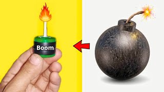 How to make a Mini Bomb that Explodes with Match Box Sticks / Home made Bomb