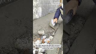 Smooth Finish: Professional Concrete Leveling and Surfacing #shorts
