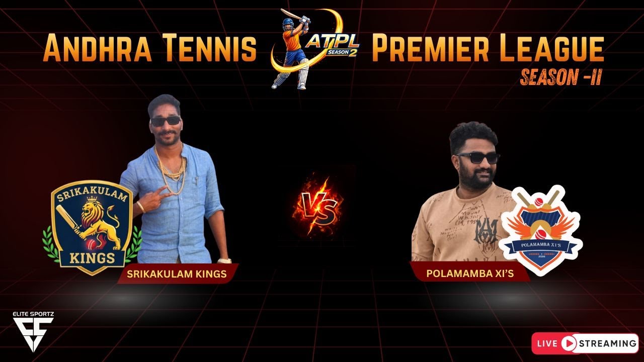 ATPL || SEASON 2 || SRIKAKULAM KINGS VS POLAMAMBA X1'S ||