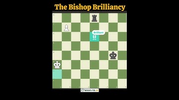 The Bishop Brilliancy 😱😲 #music #bishop #shortsvideo #chess