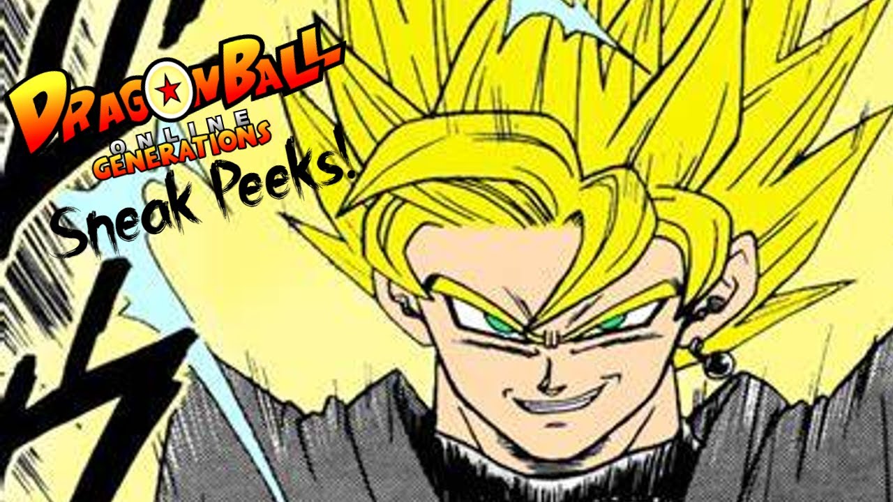 Dbog: New Sneak peaksDragon ball online generations 