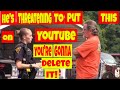 🟡He's threatening to put this on YouTube.🟢 You're gonna delete it!🔴. 1st and 2nd amendment audit