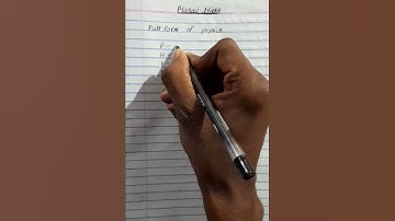 full form of physics #shorts #physics