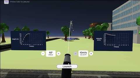 Projectile Motion Web XR Lab Demo (Physics)