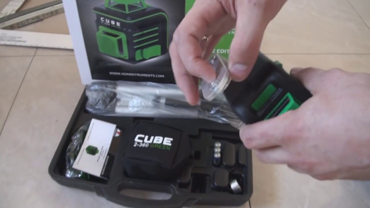 Nível a Laser Cube 2-360 Green Profissional - ADA-36416