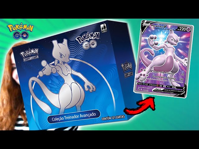 Pokémon GO Coleção Treinador Avançado Elite Mewtwo Raro - Copag