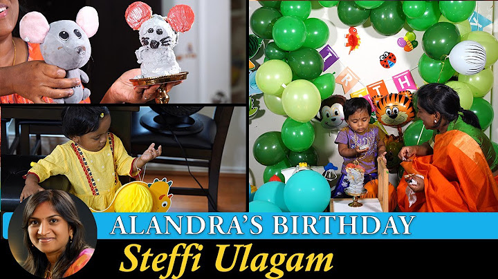 Alandra Birthday Vlog in Tamil | Decorating for Alandra's birthday