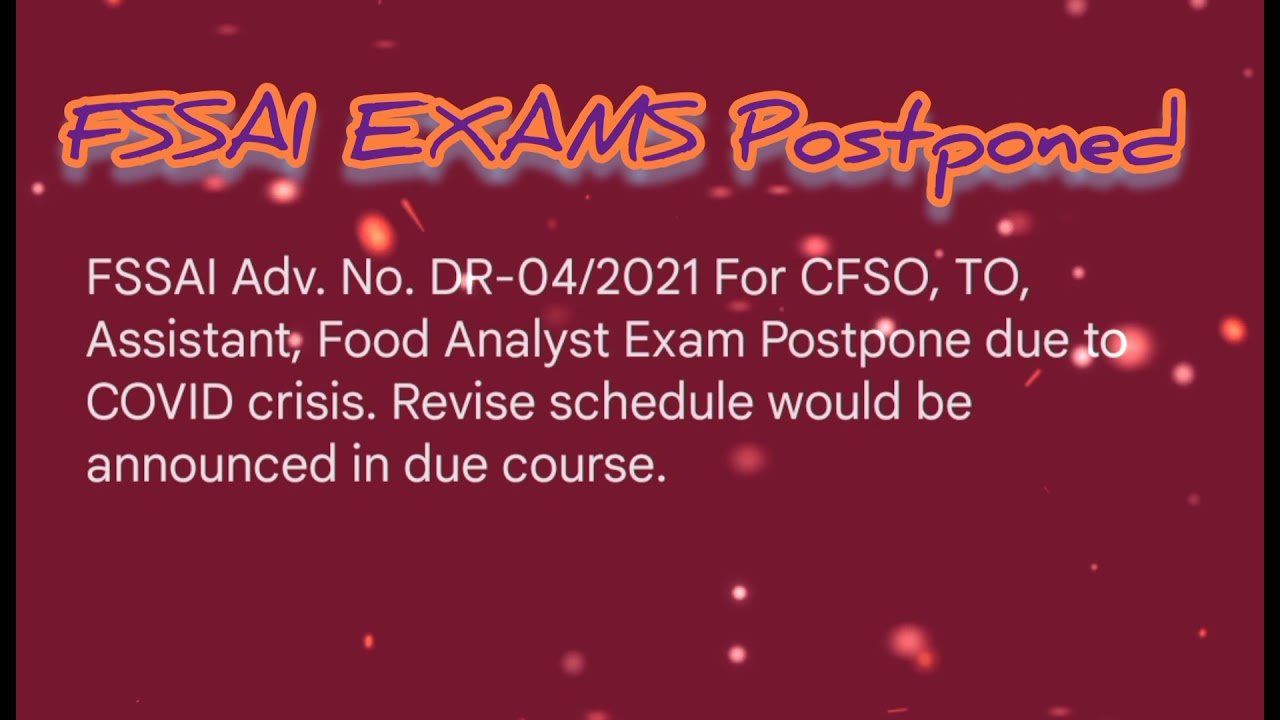 FSSAI Advertisement No. DR-04/2021