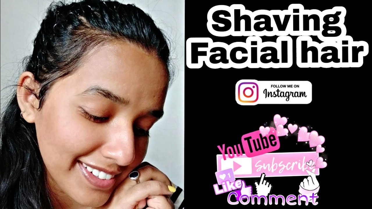 chehre ke baal ko kaise hataye shave facial hair removefacialhair 