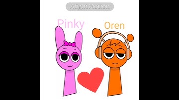 Pinky💖Oren|#sprunki #edit #animation #incredibox #art #Pinky#Oren