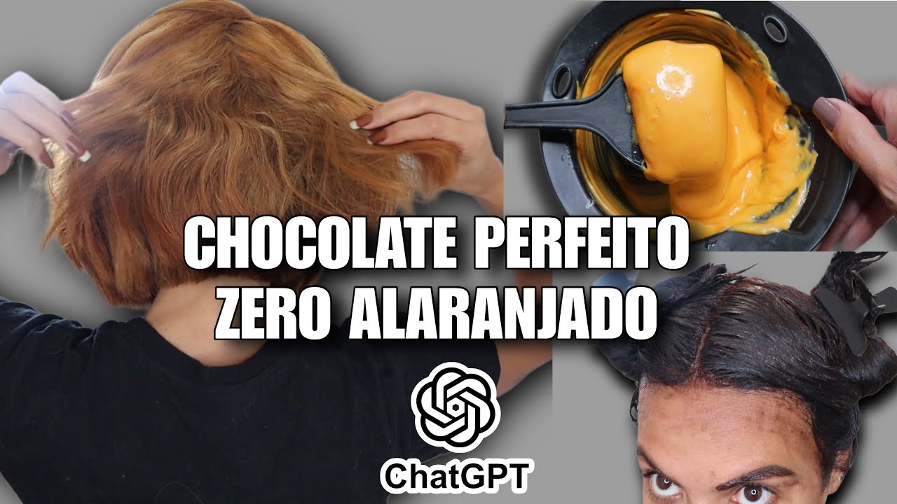 COMO PINTAR O CABELO MOCHA MOUSSE COM AJUDA DO ChatGPT| CORREÇÃO de cor LARANJA acobreado 