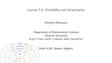 Visual Group Theory: Lecture 7.4: Divisibility and factorization