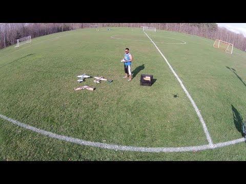 Neo - Techone Yak 55 epp at the park filmed by my Phantom 2 Vision Plus