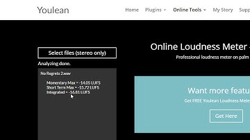 Measuring Song Loudness with Youlean & Loudness Penalty Online Free Services