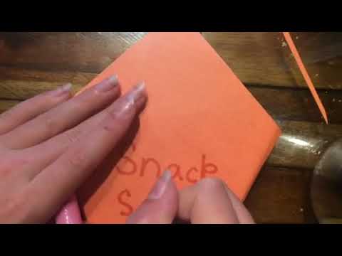 How to Make a Snack Sack/Food Holder