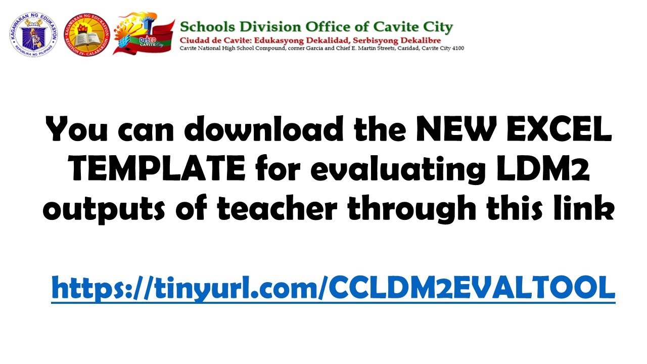 [NEW TEMPLATE AS OF OCTOBER 4, 2020] LDM2 EXCEL TEMPLATE FOR EVALUATING ...