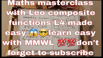 COMPOSITE FUNCTION LESSON 4