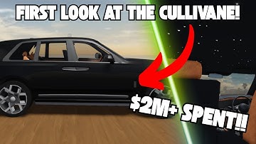 UNBOXING + FIRST LOOK at NEW CAR Cullivane in Blockspin ROBLOX (over $2M+ SPENT!)