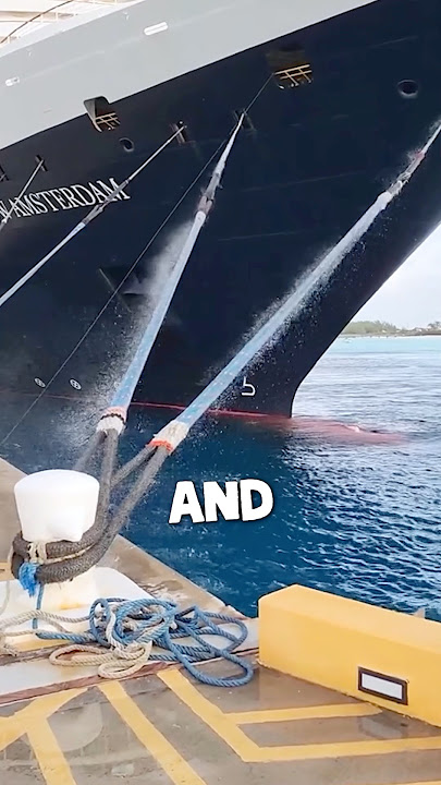 Dangerous Mooring Rope 🚢