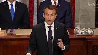 French President Macron Addresses Congress., From YouTubeVideos