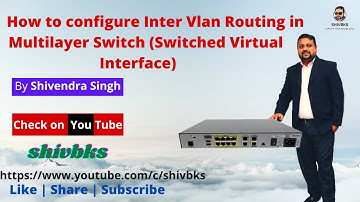 Inter Vlan Routing Using Layer-3 Switch (SVI method)