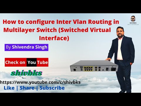 Inter Vlan Routing Using Layer-3 Switch (SVI method)