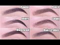 6 Different Eyebrow Styles | HOW TO Fill In Your Eyebrows Tutorial