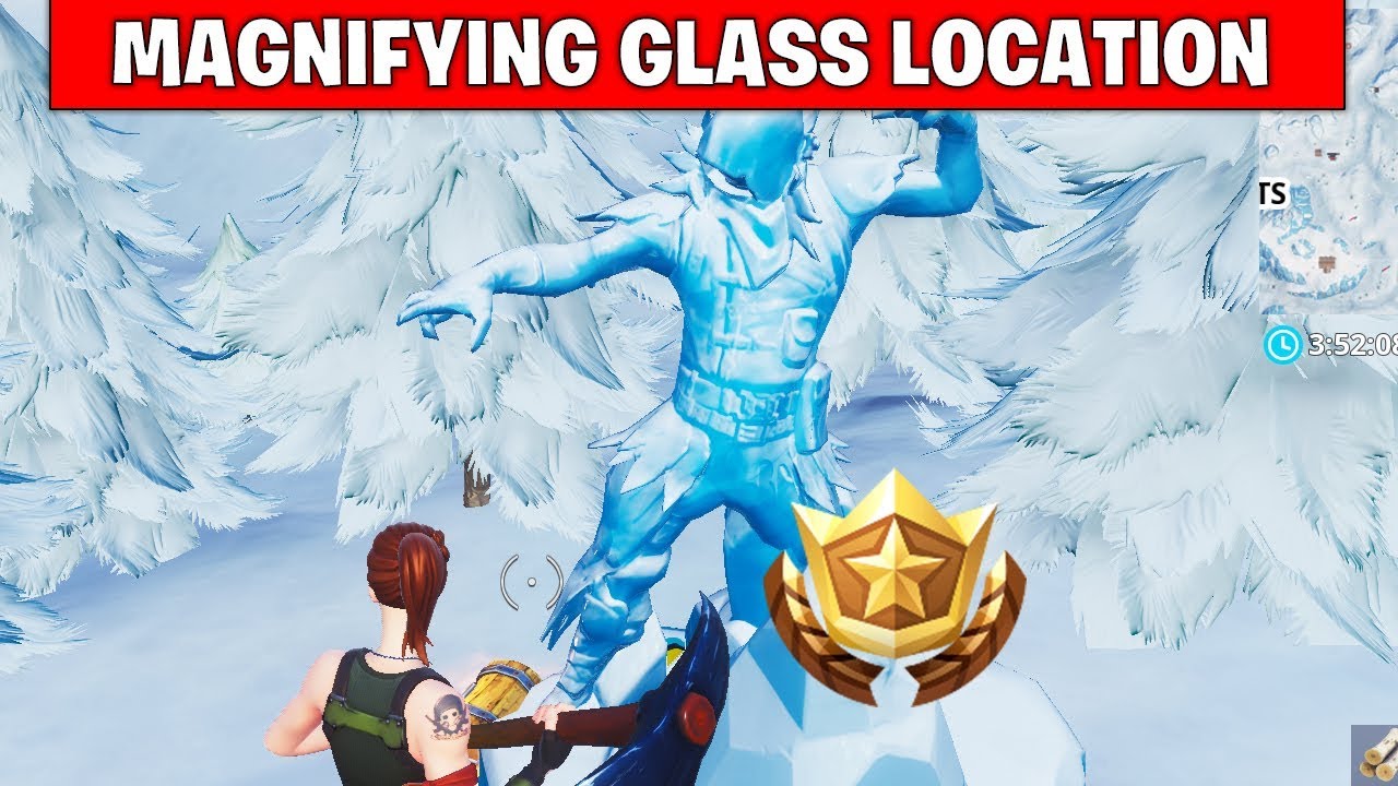 magnifying glass location treasure map fortnite season 8 week 3 - fortnite season 8 week 3 magnifying glass