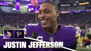 Justin Jefferson Breaks Down Minnesota Vikings Week 14 Win Over Atlanta Falcons