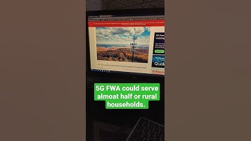 5G FWA could be the rural America home broadband answer. #shorts