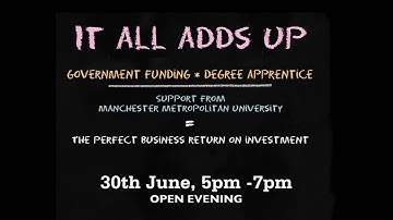 Degree Apprenticeship Open Day - 30th June 2016