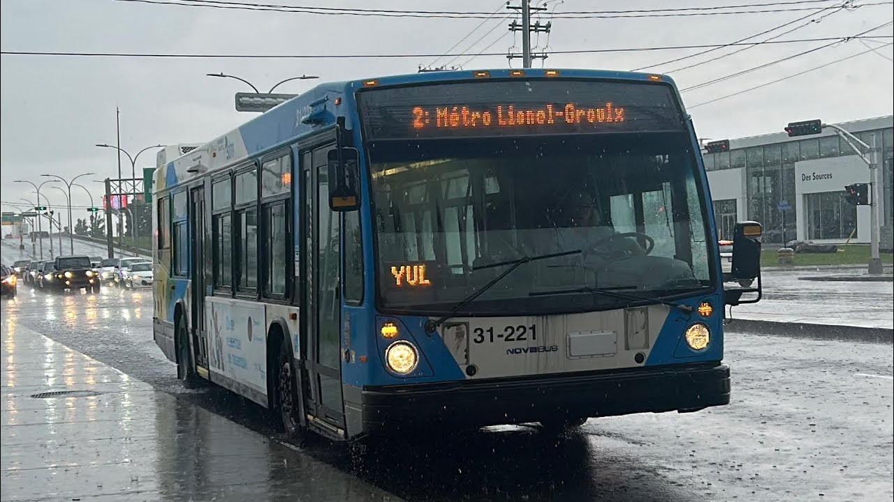 Ride on STM shuttle route 815 (#31-221) ft. @aNovaBusFan - YouTube