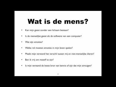 Wijsgerige antropologie-havo