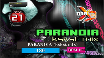 [PIU vs DDR] REMIX - PARANOiA (kskst mix) S21